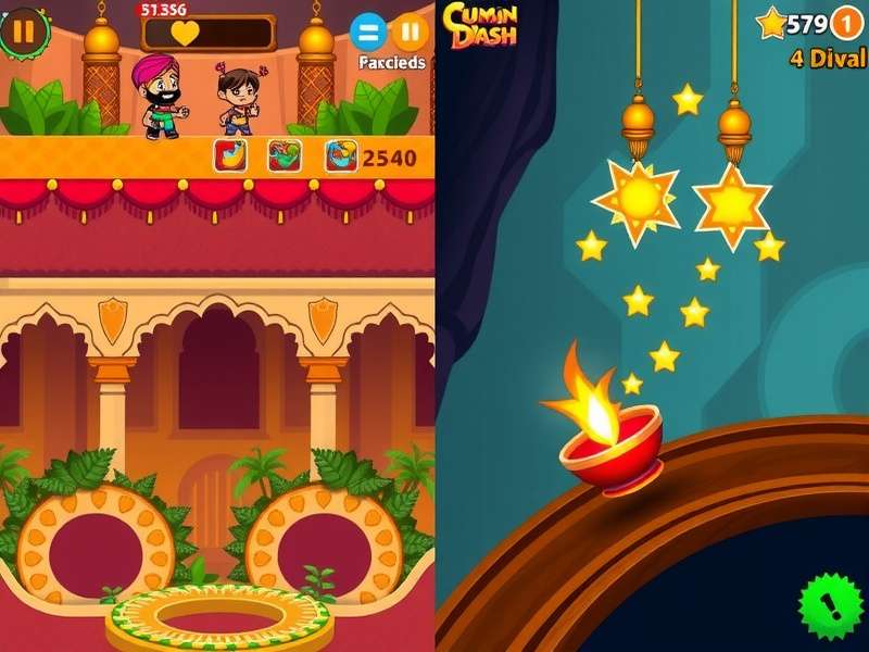 Cumin Dash Pro Diwali special event gameplay